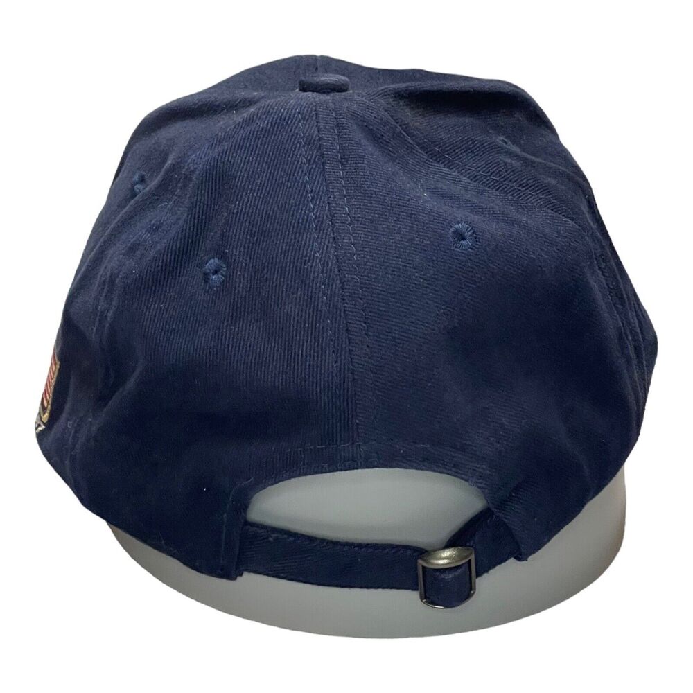 Embroidered Highway Route 66 Cap Blue Hat Adjustable Hook Loop Adults - Picture 3 of 10